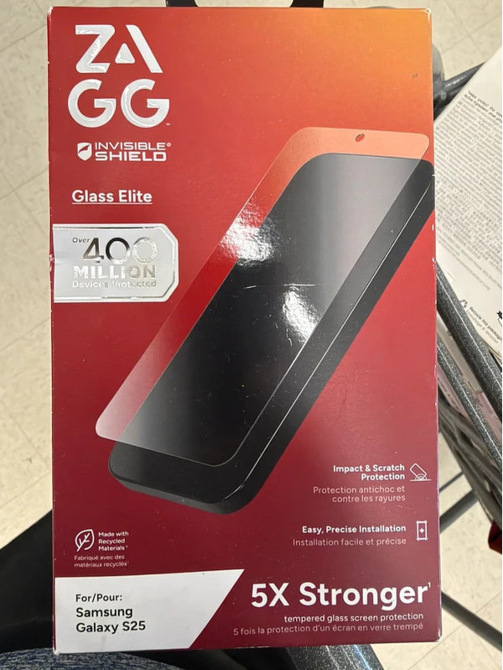 ZAGG InvisibleShield Glass Elite Screen Protector Samsung Galaxy S25